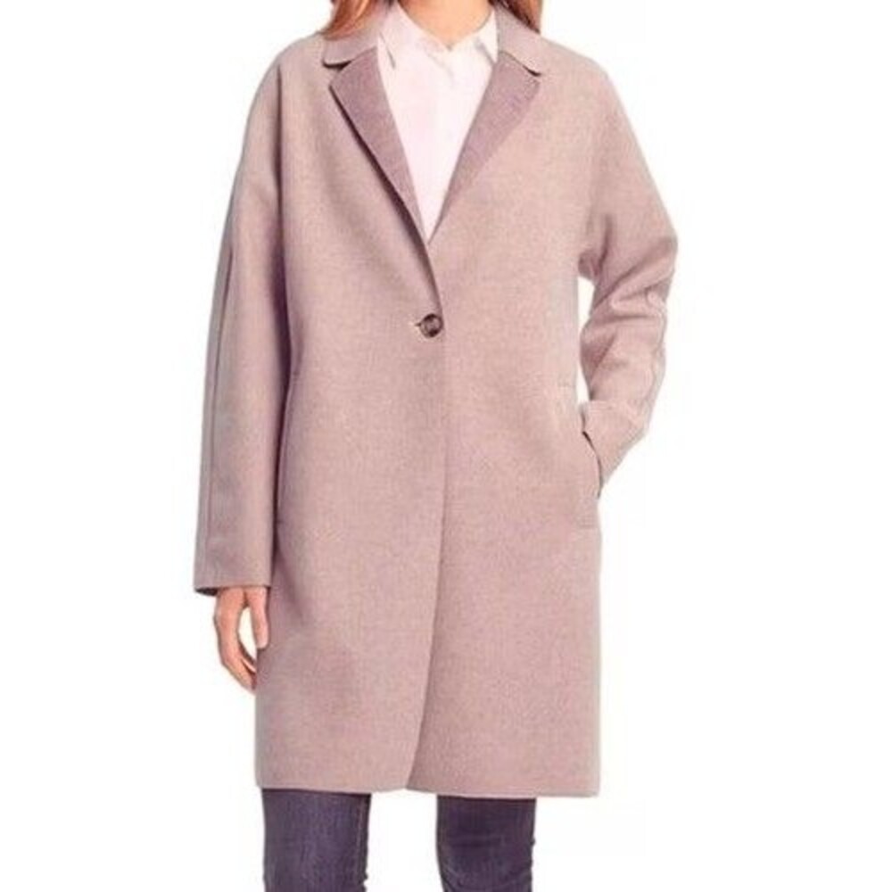 Bernardo Ladies Open Front Overcoat Jacket Oatmeal XXL 18 NWT Softshell Mid Coat